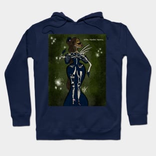 Gothic Dancing Skeleton Queen Hoodie